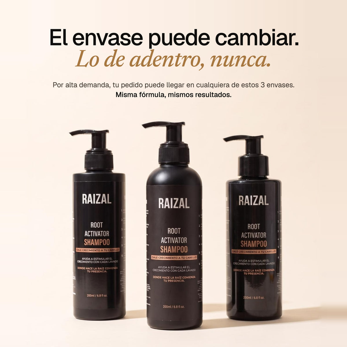 RAIZAL™ - Shampoo Activador de Raices Capilares