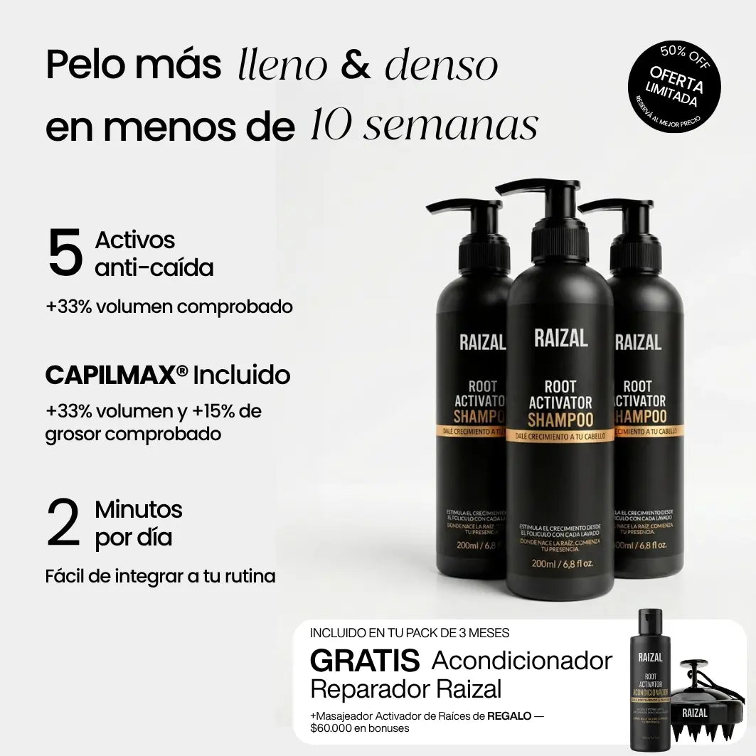 RAIZAL™ - Shampoo Activador de Raices Capilares